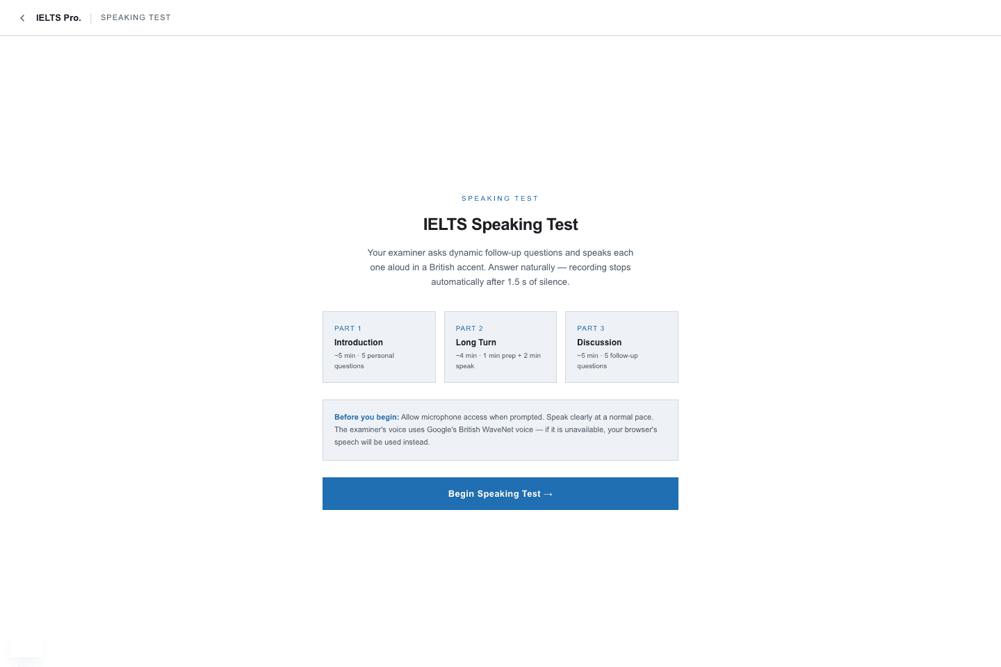 A real spoken conversation — real app screenshot